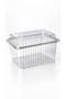 10 Pieces 2000Cc Leak-Proof Food Container with Dome Lid Transparent Pet Storage and Takeaway Container - 2