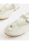 Girls Ivory Slingback Fisherman Sandals - 3