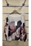 Italian Mercerized Blouse with Floral Pattern - 2