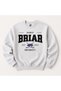 Briar Hockey Off Campus Printed Cotton 3 Thread Threaded Crew Neck Oversize Sweatshirt