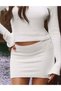 Mini skirt, white