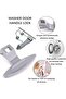 3650EN3005 Washing Machine Door Handle Replacement Part fit for Models WD-N10270D, T12235D, N10230D, A12155D, N80105, WD-N10310D, N10300D，Replacement Part - 3