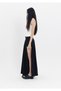 Black Pleated Skirt with Belt Accessory - 4