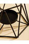Black And Amber Metal Decorative Candle Stand 14x12x10cm - 5
