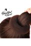 Donut Hair Bun Maker (Dark Brown) Set of 7 Pieces - 8