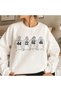 Off Campus Briar Hawks Printed Cotton 3 Thread Threaded Crew Neck Oversize Sweatshirt