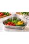 Stainless Steel Sink Fruit Vegetable Washing Resting 18/10 304 Quality - 3