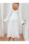 Rochie midi, alb