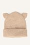 Ear-Trimmed Knitwear Beanie for Baby Girl (26 Wn)