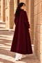 Women's Oversize Long Mulberry Alya Cardigan - 4