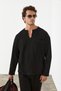 Monta men's washable v-neck black sweatshirt