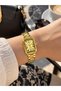 ELIORA TRS2125L Women's Analog Watch, Gold-Tone Stainless Steel, Rectangular Dial - 6