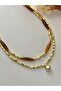 Double Bone Necklace Set Trendy Necklace - 3