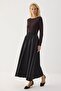 Suede Flared Skirt - 3