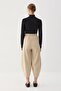 Gabardine Balloon Pants with Elastic Waist - 5