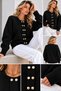 Women's Soft Textured Button Detailed Knit Sweater - 2