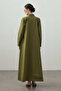 Beli Curved Hem Shirt Dress Green - 7