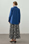 Basic Plain Shirt Deep Blue - 7