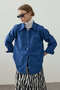 Basic Plain Shirt Deep Blue - 5