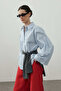 Adjustable Cuff Shirt Blue - 4