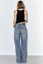 High Waist Wide Leg Jeans - 4