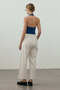 Straight Cut Trousers Ecru - 6