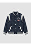 Lcw Kids Navy Blue College Collar Water Repellent Boys' Puffer Coat from Cc Collection - 3