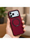Magnetic Leather Case for iPhone 18 Pro Max with Foldable Ring Stand Kickstand – MagSafe Compatible Slim Protective Cover - 4