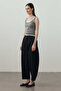 Barrel Fit Pants Black - 3