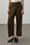Straight Cut Trousers Khaki - 4