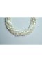 Natural Mother of Pearl Stone - Necklace Bracelet Accessory - Natural Stone Beads - White Mother of Pearl Flat 8 mm Bag Seal