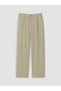 Özmarka New Season Green Loose Fit Men's Pleated Trousers