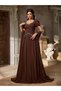 Rochie maxi, maro - 7