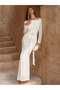 Rochie maxi, crem - 7