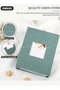 200 Pockets Photo Album with Writing Space and Front Window, Waterproof Linen Photo Album for 4 * 6 Inches photos, Portable Photo Album for Baby Travel Wedding Family - 3