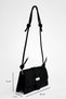 Suede Parma Clamshell Buckle Women's Shoulder Bag Adjustable Long Strap Crossbody Bag - 2