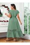 Rochie maxi, verde - 2