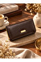 Gold Detailed Multi-Compartment Large Size Model Wallet