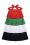 Girls 2-in-1 UAE National Day Butterfly Sleeve Tulle Dress with Detachable Flag Skirt Panel - 5