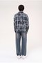 Men's Plaid Long Sleeve Oversize Shirt Moss - 5