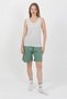 Women's Thick Strap Cotton Combed Shorts Set Green - 6