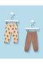 Infant Boys Assorted Printed Track Pants 2 Piece Set - 4