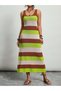 Rochie maxi, mix culori - 4