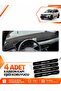 Daci̇a Jogger Screenless (2022-2026) Compatible Dashboard Protection Protective Cover Carpet Cover - Black - Da002