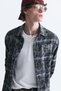 Oversized Plaid Shirt - 4