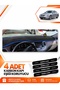 Hyundai Genesis (2008-2014) Compatible Front Torpedo Protection Case Carpet Cover - Black-Blue - Hu020