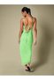 Rochie maxi, verde - 2