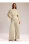 Long jumpsuit, beige - 4