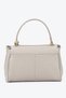 Nessa Faux Leather Shoulder Bag with Lock Detail - 2