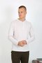 Men's Combed Cotton Long Sleeve Pajama Set Ecru